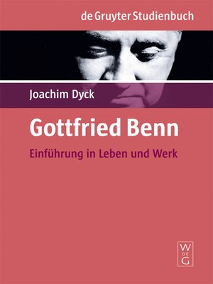 cover image of Gottfried Benn